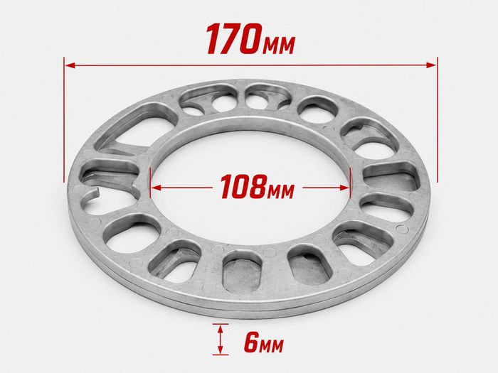 4 x New 6mm Wheel Spacers (6x139.7) Universal - FREE POST