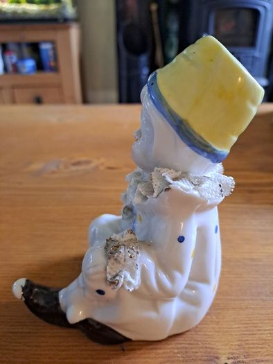 Vintage Sophia Ann clown figurine