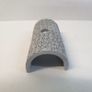 Graphite ceramic tunnel with a hole for plants 10x5x4cm Image 4