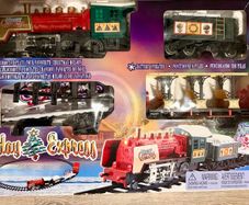 Goldlok Christmas Musical Holiday Express Train Set Toy