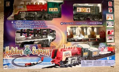 Goldlok Christmas Musical Holiday Express Train Set Toy