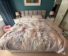 super king mattress , base and head board