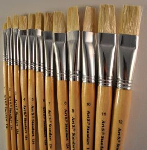 Natural Bristle Hair Brush - Series 134 (Set of 12)