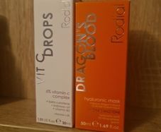 Rodial Dragon's Blood Hyaluronic Mask 50ml RRP 59E and Rodial Vit C drops 30ml.. Excellent for Hydration.  2 for 30e