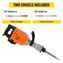 Demolition Jack Multifunctional Rotary Hammer 1500W Ground Breaking Concrete Electric Hammer Tool Impact Drill Image 2