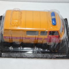Deagostini 1:43 Russian Ussr Uaz 452 Ya3-3909 Police Emergency Van Model Car In Blister Pack