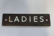 Antique 'Ladies' Sign