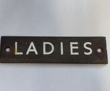 Antique 'Ladies' Sign