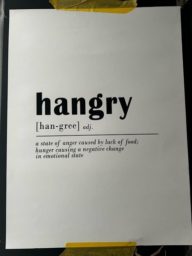 HANGRY poster