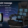 Office Chair with 8-point Massage Seat Heated Image 7