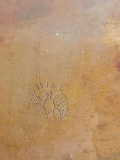 Antique Arts and Crafts Hammered Copper Wood Lined Tobacco Box
