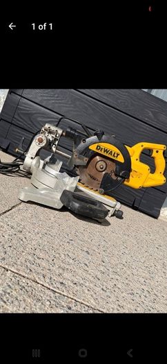 DeWalt DWS773-GB 216mm Sliding Mitre Saw 240V