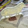Beautiful Old Cast Iron Sheep Door Stopper Postage Available Image 2