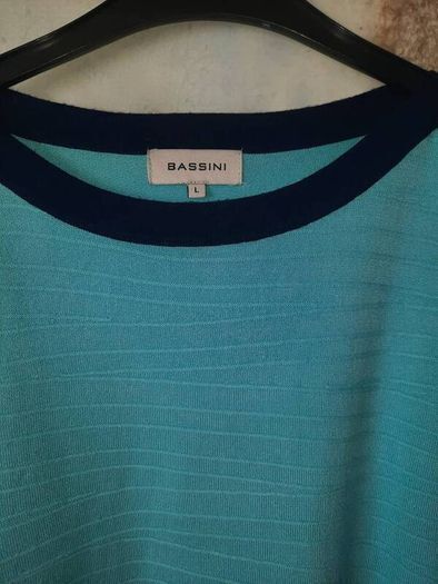 Bassini Turquoise Jumper , UK 16 (Large)