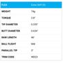Kaili mitsubishi chemical driver shaft for taylor made x stiff Image 2