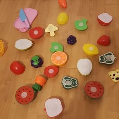 Educational Toys Matching Fruits and Vegetables