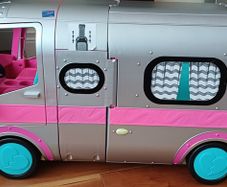 lol camper van with accessories and dolls