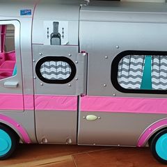 lol camper van with accessories and dolls