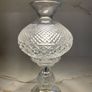 Waterford Crystal "Inishmaan" 2pc Hurricane Table Lamp. Image 3
