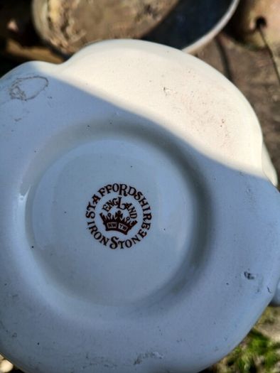 Staffordshire jug and basin