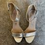 PENNEYS Primark Real Leather Silver Strap Heels Size 5! Image 3