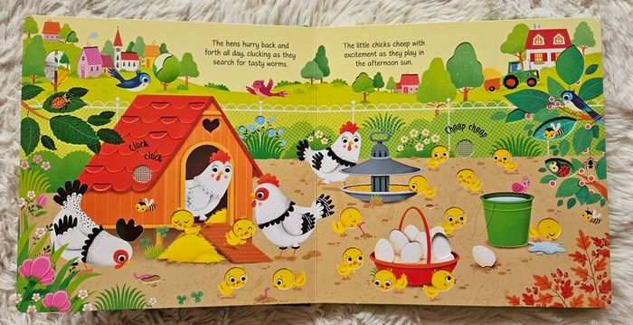 Usborne Farm Sounds by Sam Taplin
