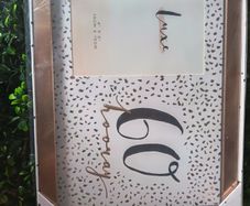 4 x 6 60th Birthday rose gold frame