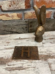 vintage Cast iron sign