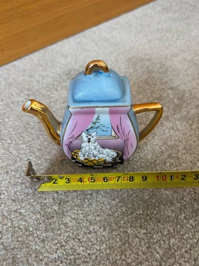 Vintage Miniature Ceramic Teapot