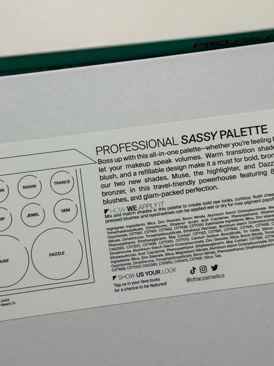 Ofra cosmetics professional Sassy palette new