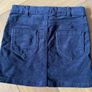 Navy Cord Skirt - Name It (6yrs) Image 3
