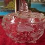 New In Box Waltherglas Germany Natascha Pattern Art Deco Satin Rose Bowl With Lid Made In Germany Image 9