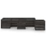 7 Piece Garden Lounge Set Grey Impregnated Pinewood Image 3