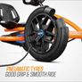 BERG Buddy Pedal Go-Kart Orange/Black Flame Edition Image 5