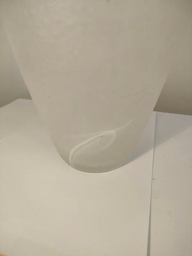 Large Italian glass amphora vase