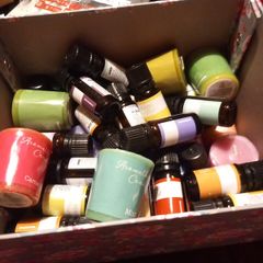 aromatherapy oils and candles