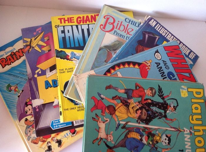 Children's Vintage Books and Christmas Annuals