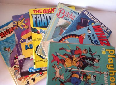 Children's Vintage Books and Christmas Annuals