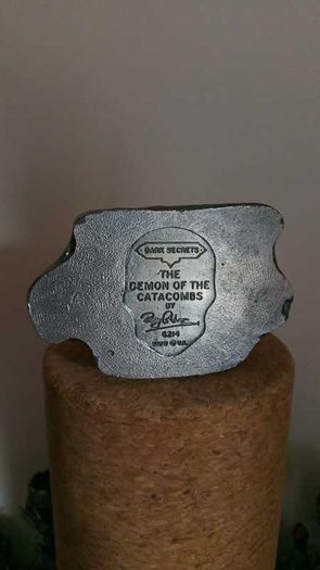 Metal Figure With Crystal - The Demon Of The Catacombs