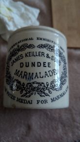 Rear Edwardian James Keller & Sons Marmalade pot