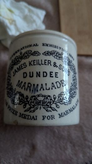 Rear Edwardian James Keller & Sons Marmalade pot