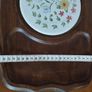 Vintage wooden tray. Image 9