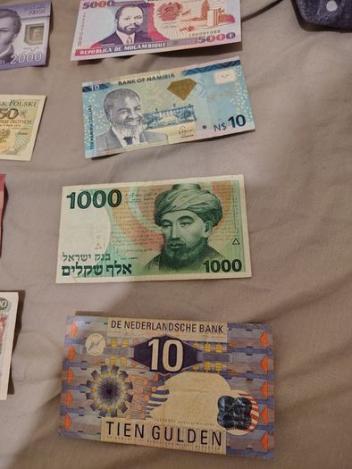 A diverse lot of notes from all over the world