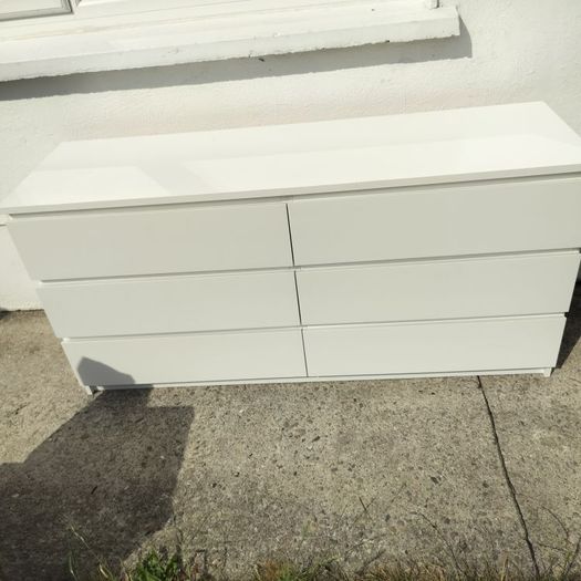 Chest of 6 drawers Malm white