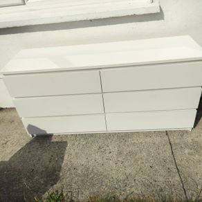 Chest of 6 drawers Malm white