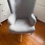 Grey Swivel Chair Image 2