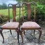 4 antique wooden chairs Image 6