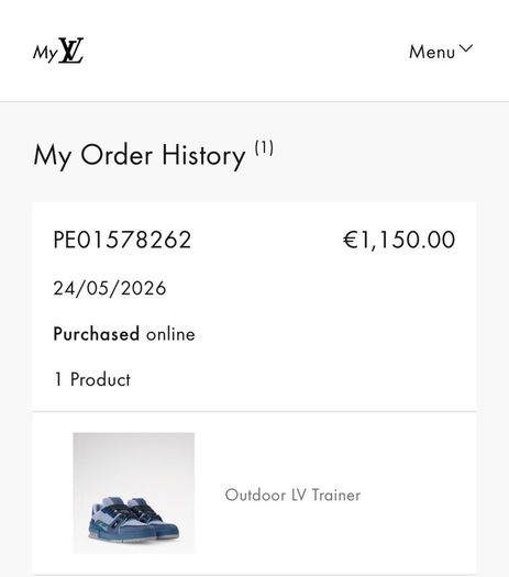 Louis Vuitton Lv Trainer Outdoor Sneaker