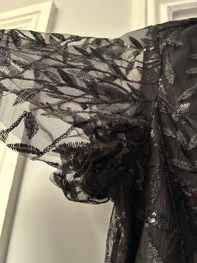 Shein black sparkle dress