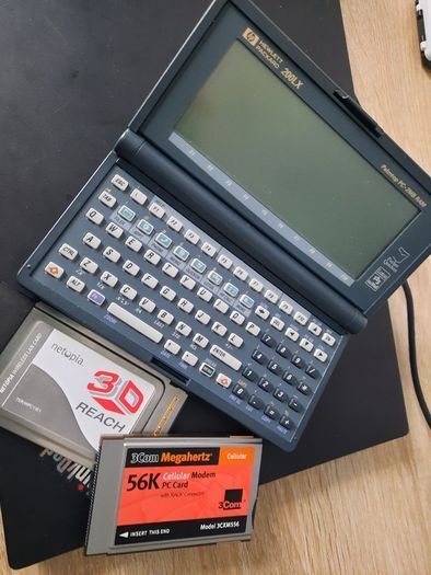 Vintage Dos computer palmtop Hp 200LX